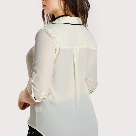 Plus Size Piper Button Down Top - Picture 3 of 5